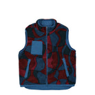 Parra Trees In Wind Reversible Vest Blue Vests Close-up | Overkill