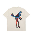 Parra Pigeon Legs T-Shirt Light Grey T-Shirts Close-up | Overkill