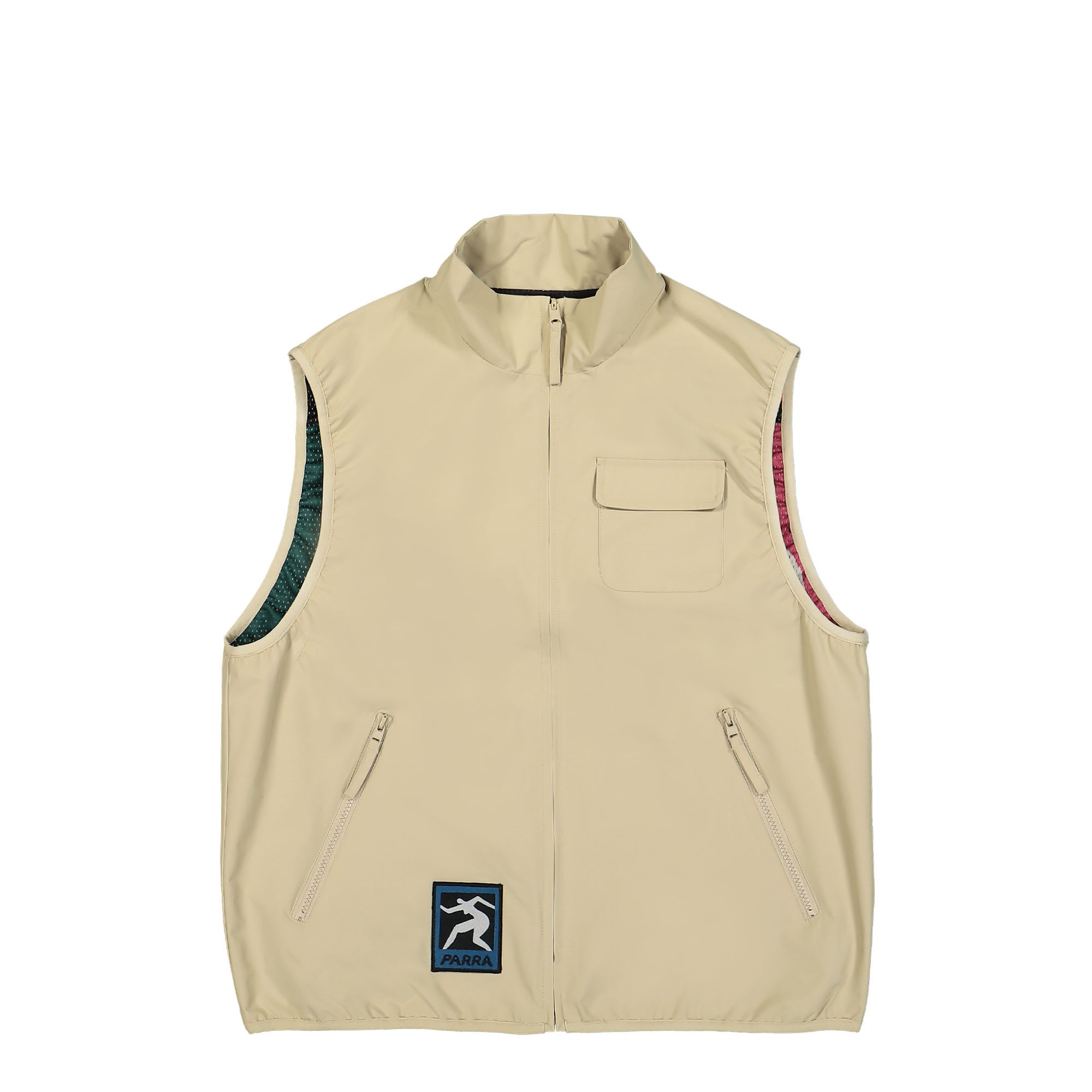 Parra Ghost Cave Reversible Vest Tan Vests 51165 | Overkill