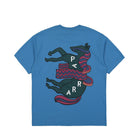 Parra Fancy Horse T-Shirt Azure Blue T-Shirts Close-up | Overkill