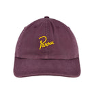 Parra Script Logo 6 Panel Hat Dark Violet Caps Detailfoto | Overkill
