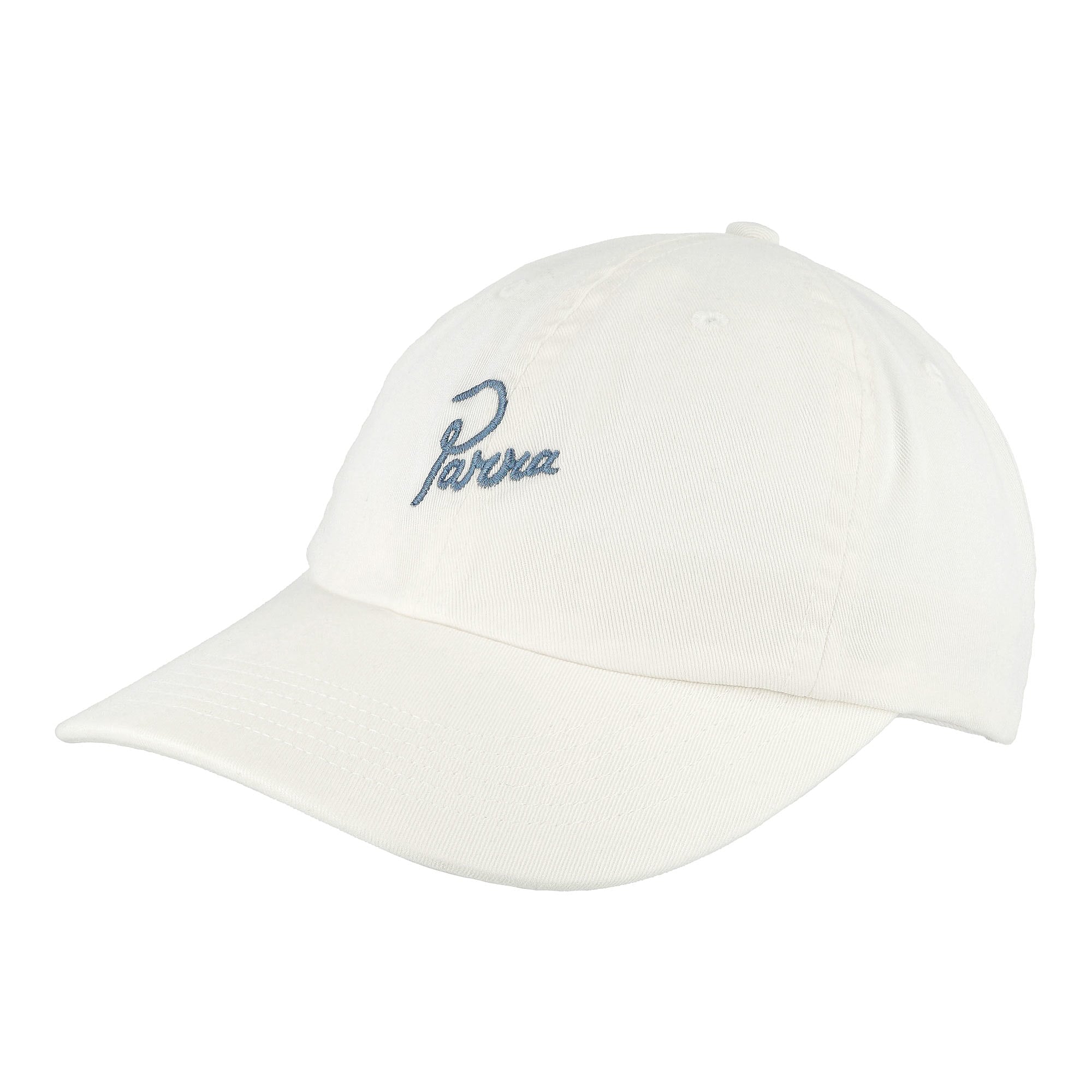 Parra Script Logo 6 Panel Hat White Caps 51271 | Overkill