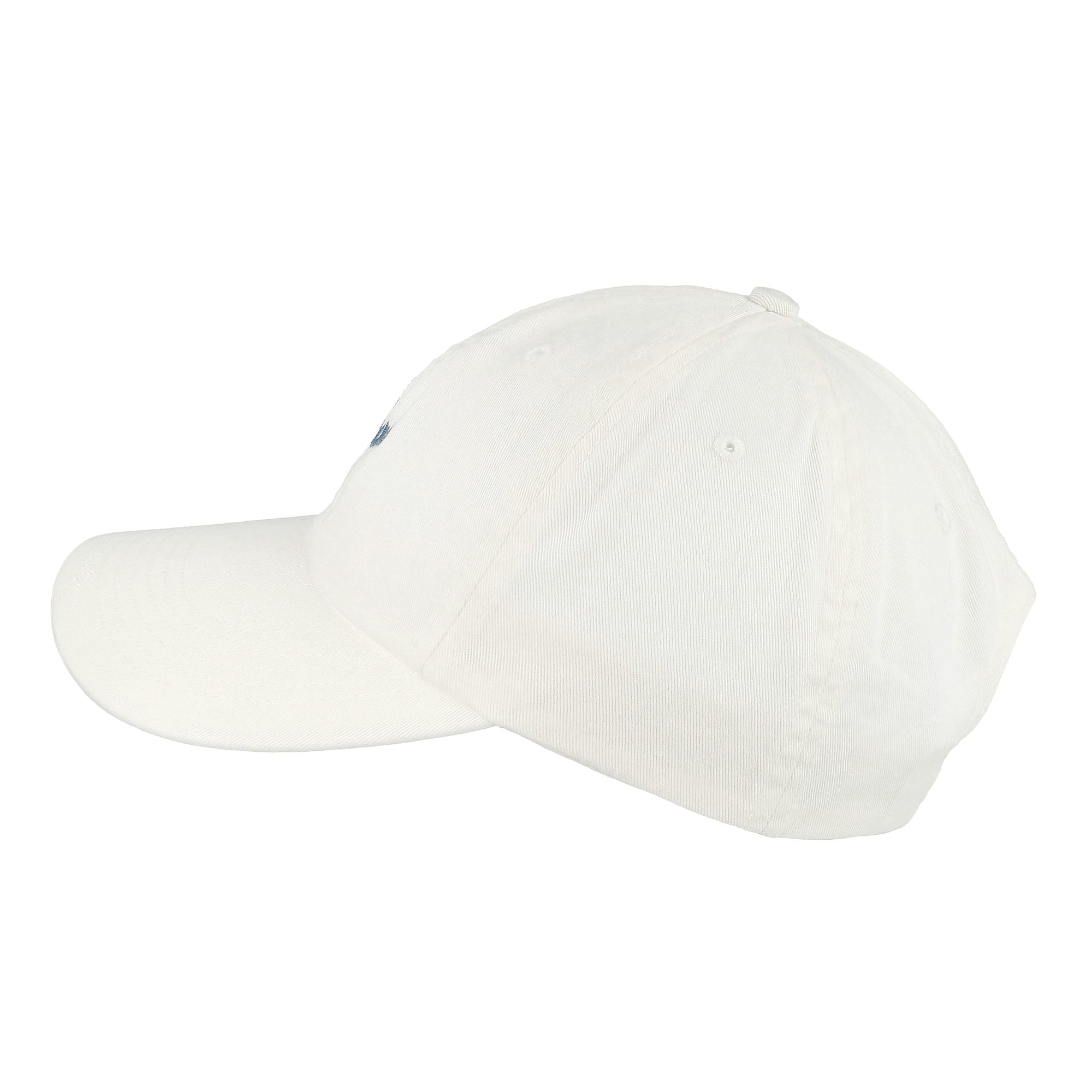 Parra Script Logo 6 Panel Hat White Caps  Material | Overkill