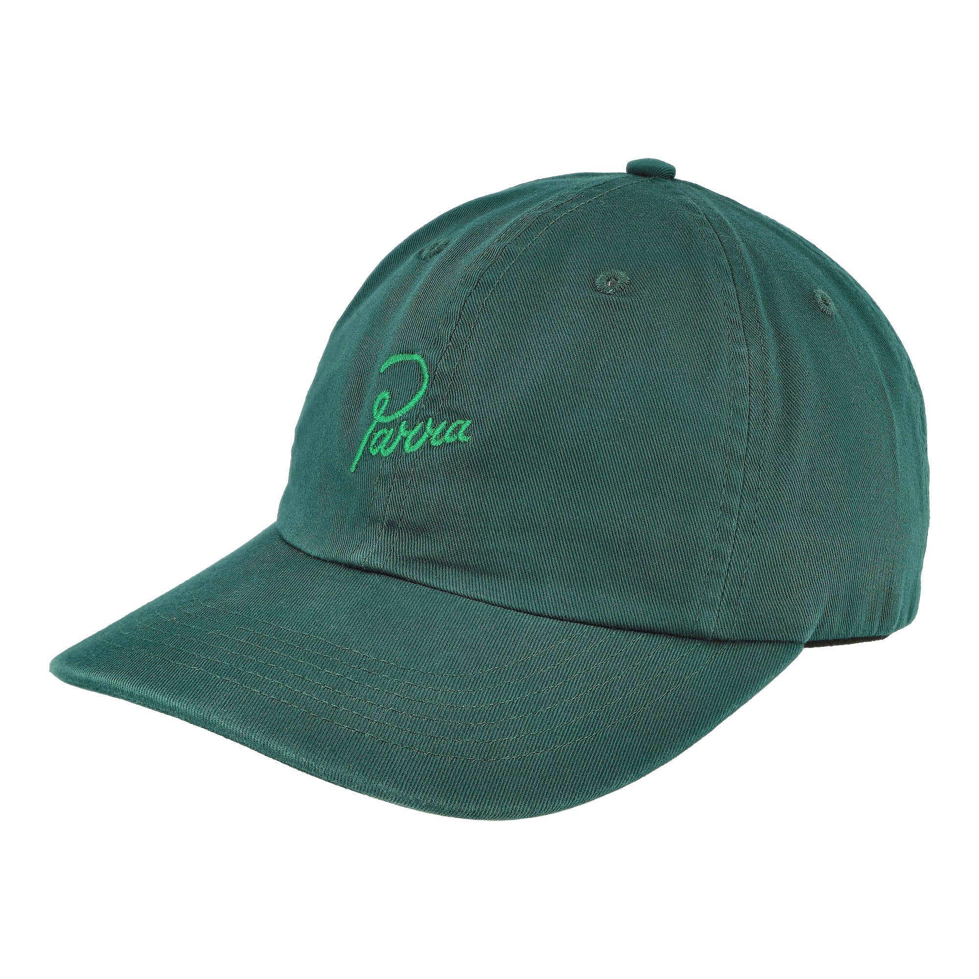 Parra Script Logo 6 Panel Hat Castleton Green Caps 51272 | Overkill