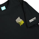 Montana T-Shirt Fresh Paint By Prefid Black T-Shirts Close-up | Overkill
