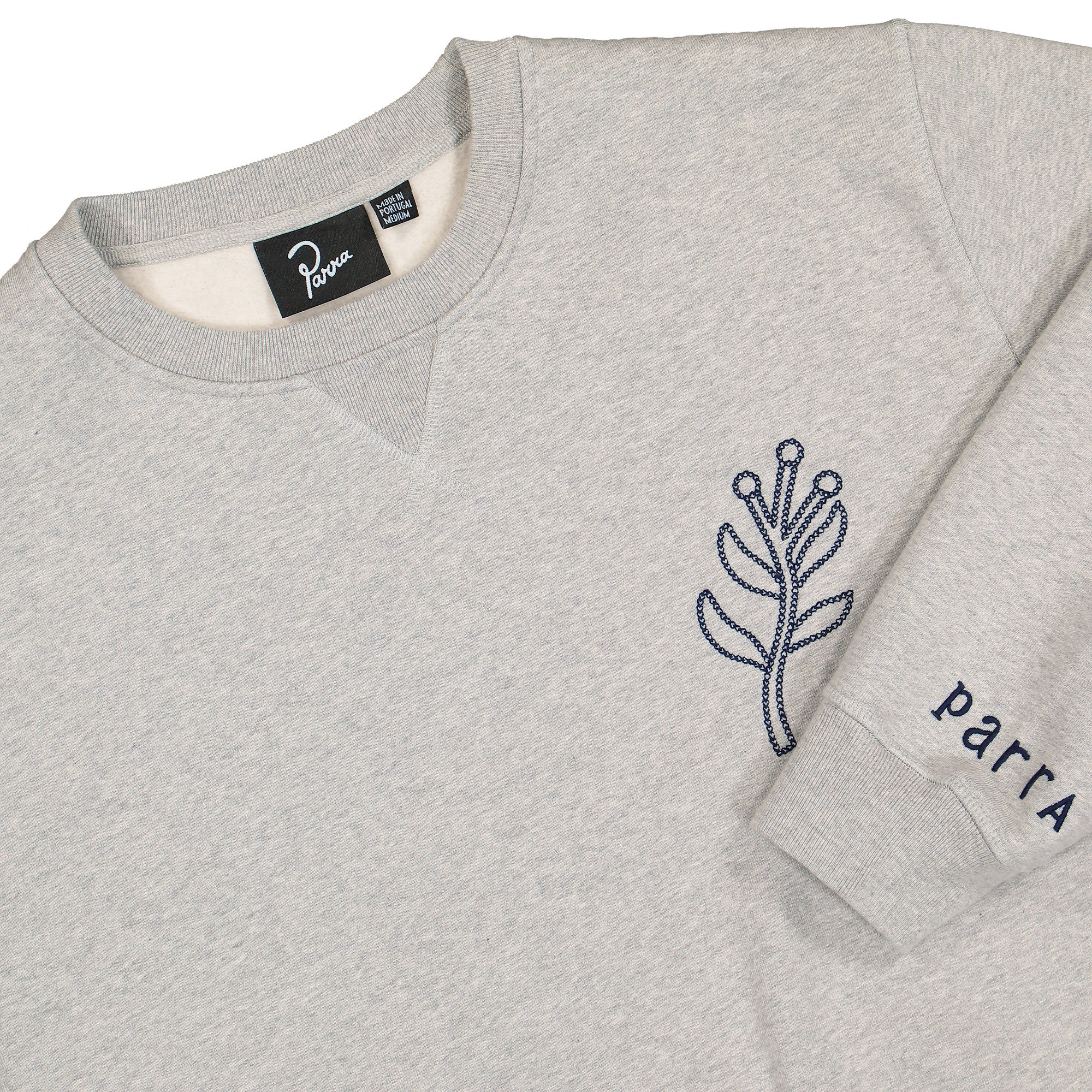 Parra Duck Attack Crew Neck Sweatshirt Heather Grey Sweatshirts Material | Overkill