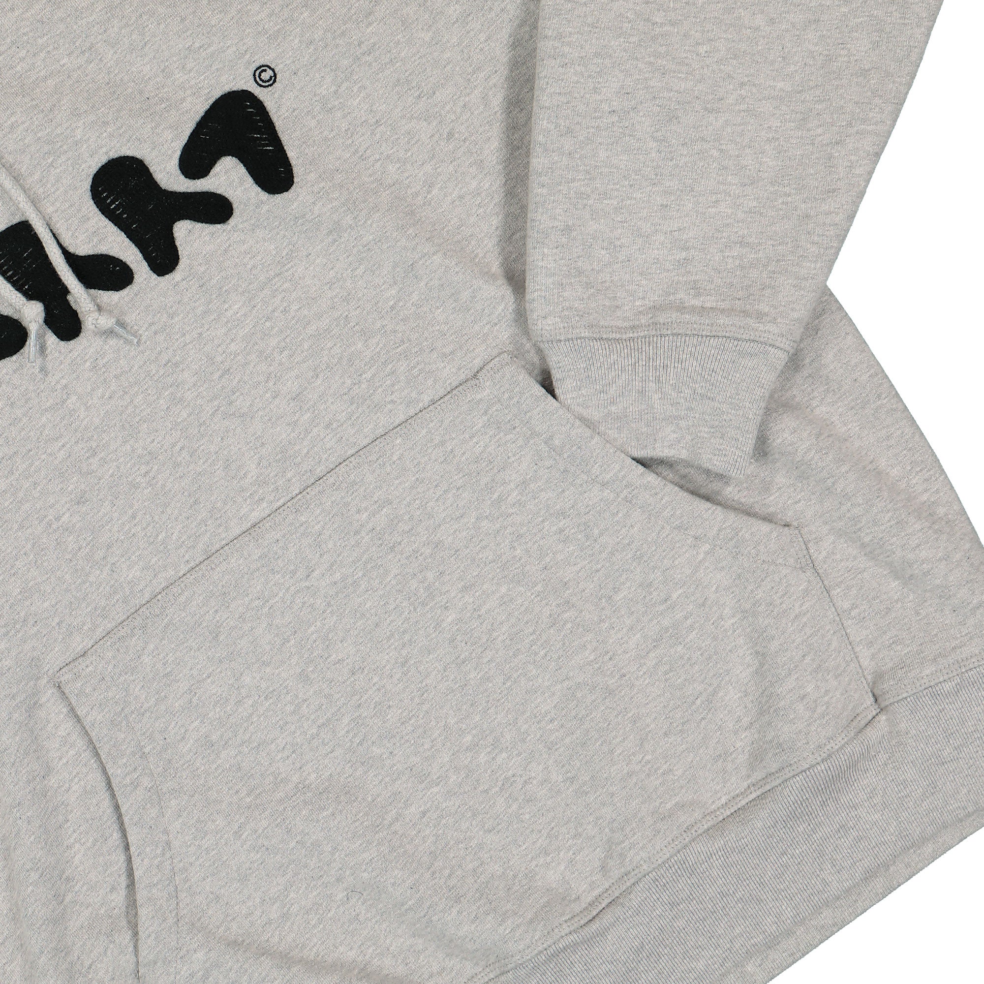 Parra Blob Logo Hooded Sweatshirt Heather Grey Hoodies Detailfoto | Overkill