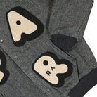 Parra Rounded PAR Varsity Jacket Dark Grey Bomber & Varsity Jackets Detailfoto | Overkill