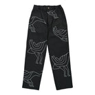 Parra Stitched Up Duck Pants Black Casual Pants 52245 | Overkill