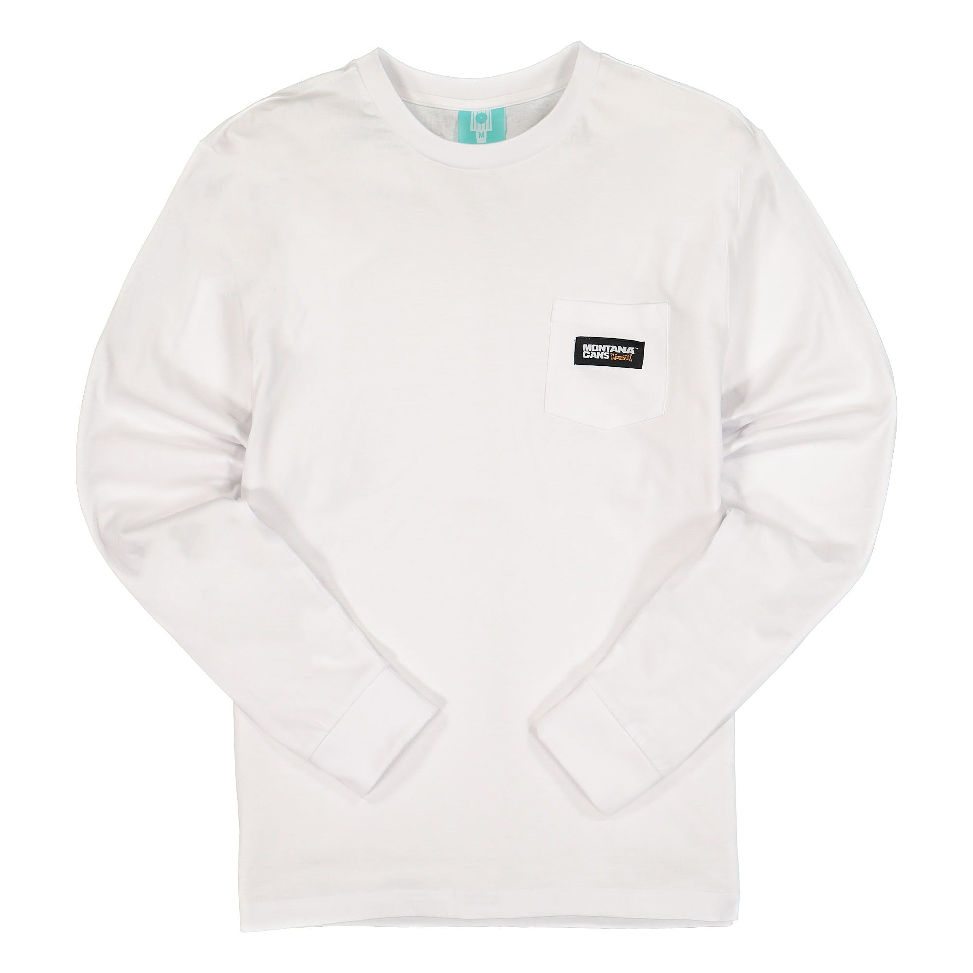 Montana Logo Label Longsleeve White Longsleeves 522734 | Overkill
