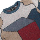 Parra Your Street Knitted Pullover Blue Sweatshirts Close-up | Overkill