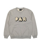 Parra Rounded PAR Crew Neck Sweatshirt Heather Grey Sweatshirts 52410 | Overkill