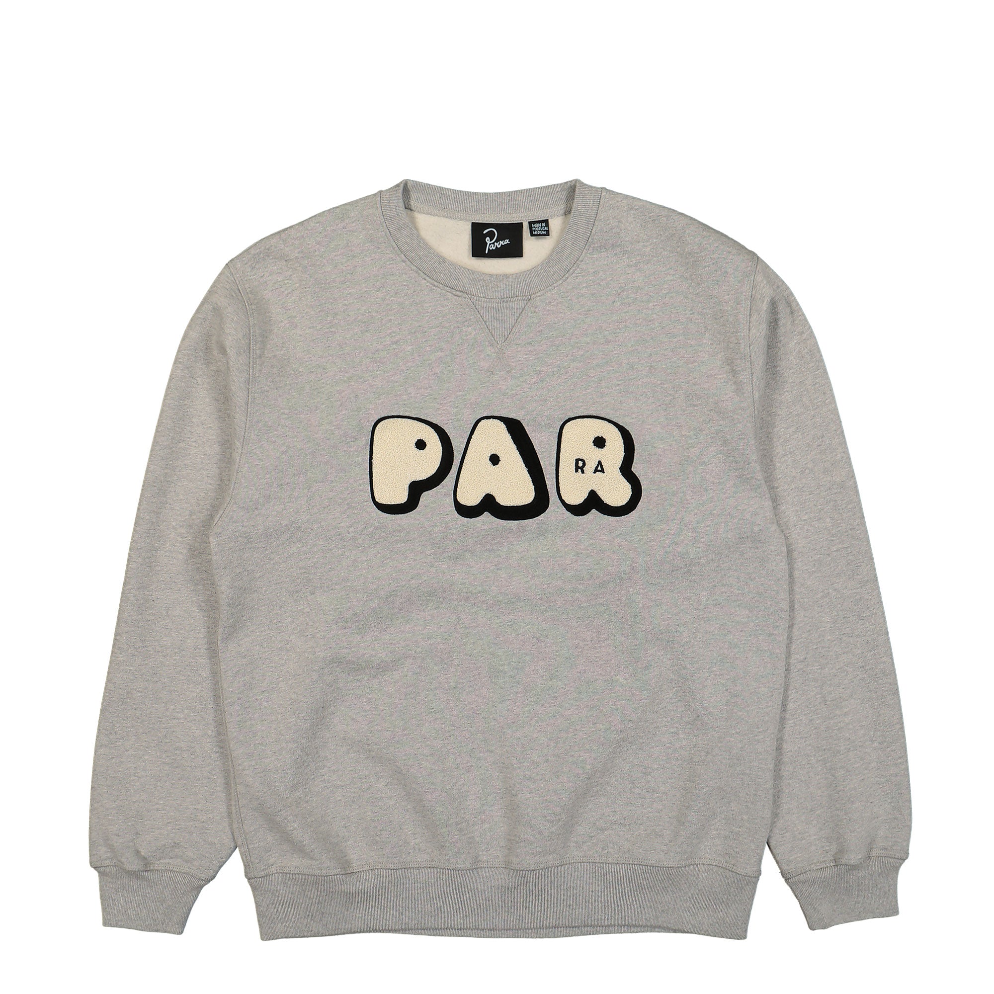 Parra Rounded PAR Crew Neck Sweatshirt Heather Grey Sweatshirts 52410 | Overkill