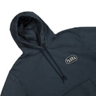Parra Oval Logo Hooded Sweatshirt Washed Blue Sweatshirts Close-up | Overkill