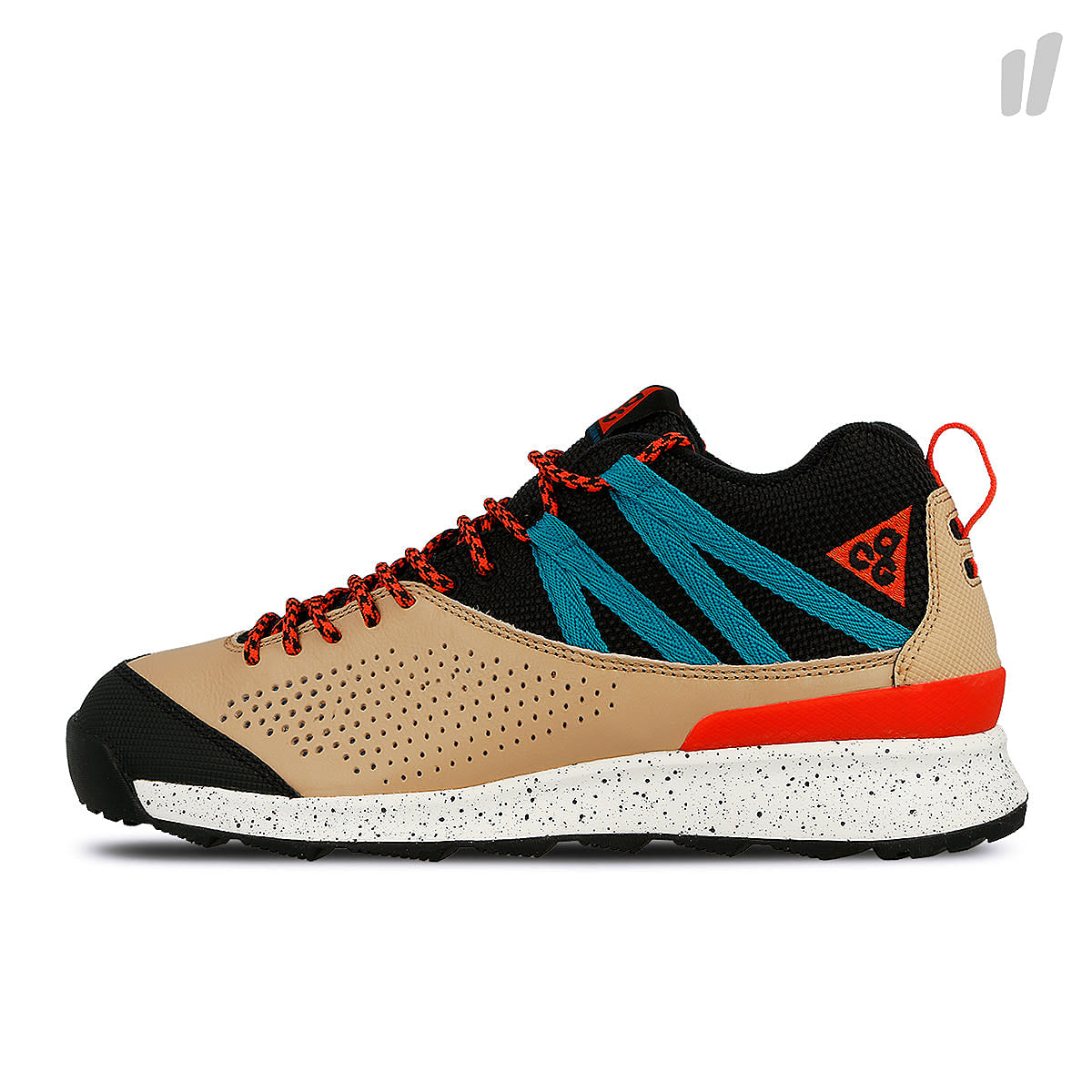 Nike acg okwahn ii Desert / Habanero Red - Green Abyss - Sail Low Top Sneakers 525367 200 | Overkill