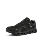 On Cloudrunner Waterproof Black Low Top Sneakers  Close Up | Overkill