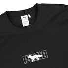 Puma Maison Kitsune x Puma Oversized Tee Black T-Shirts Close-up | Overkill