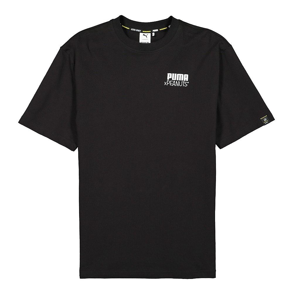 Puma Peanuts x Puma Tee Puma Black T-Shirts 530616 01 | Overkill