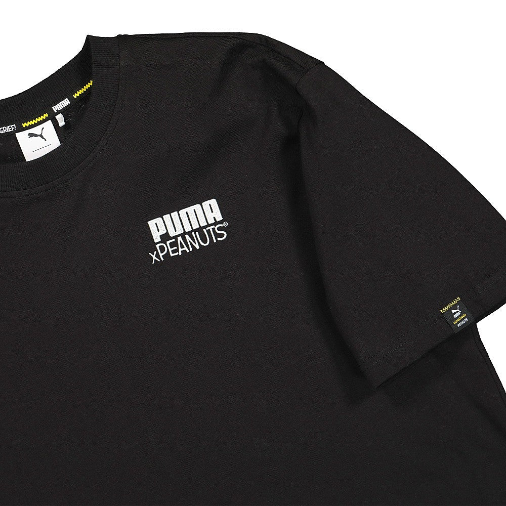 Puma Peanuts x Puma Tee Puma Black T-Shirts Material | Overkill