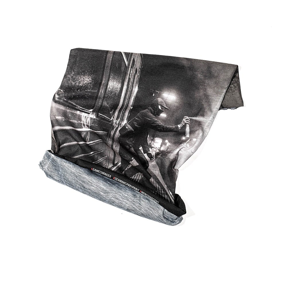 Montana Multi Scarf - Yard Black / Grey Scarves  Material | Overkill