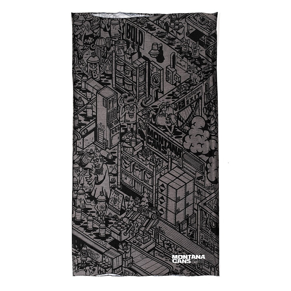 Montana Multi Scarf - Factory Black / Grey Scarves 531248 | Overkill