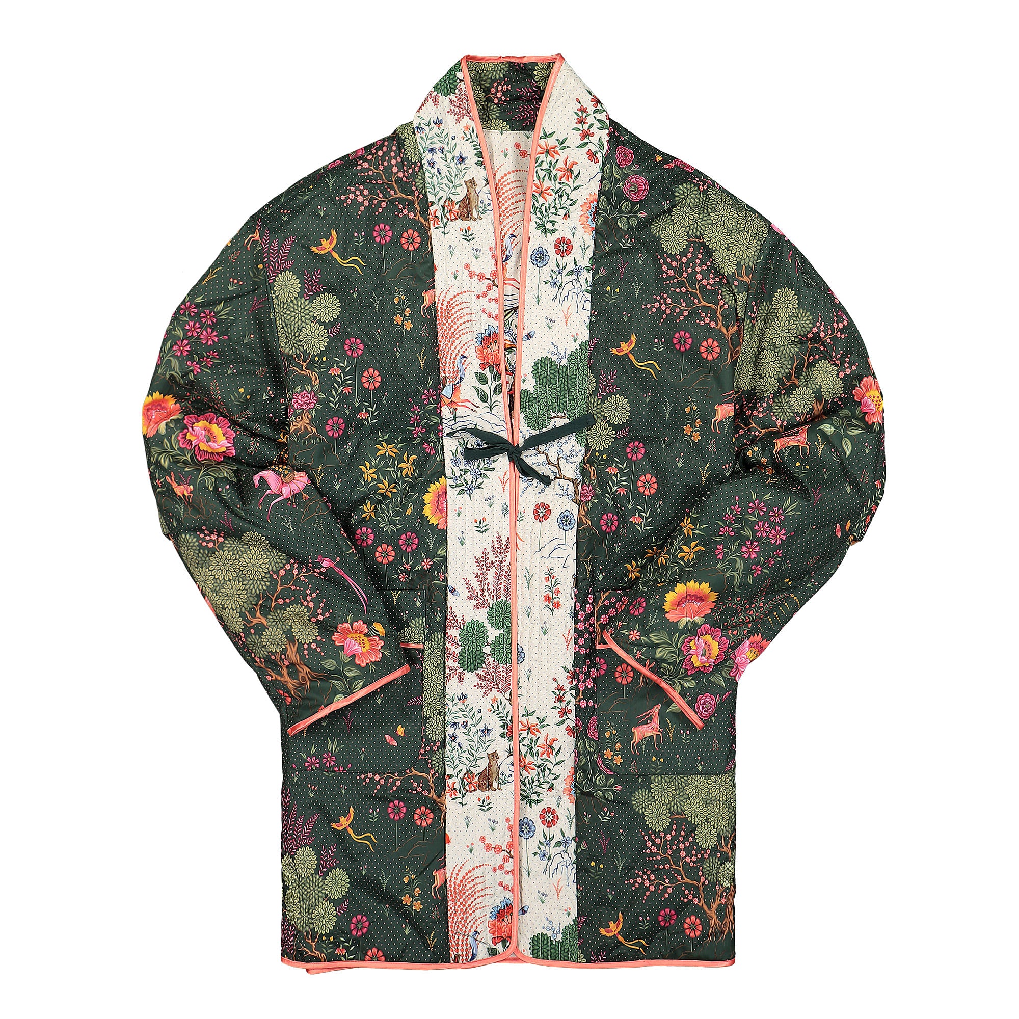 Puma Liberty x Puma Reversible Kimono Green Gables AOP Jackets Material | Overkill