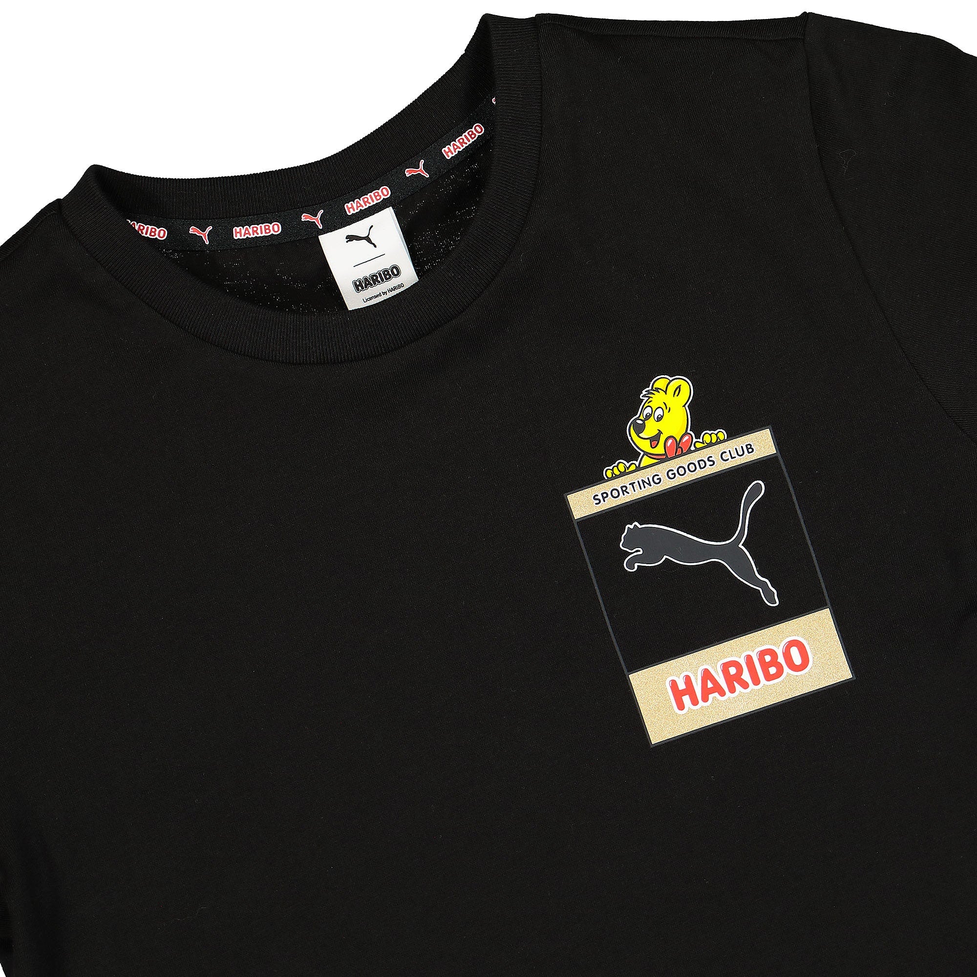 Puma Graphic Tee Kids Puma Black T-Shirts Close-up | Overkill