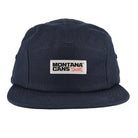 Montana 5-Panel Cap Typo Logo Navy Caps Detailfoto | Overkill