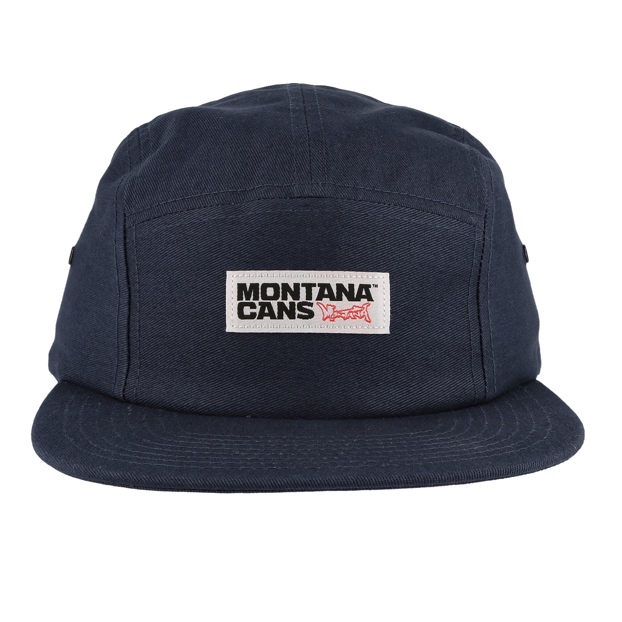 Montana 5-Panel Cap Typo Logo Navy Caps Detailfoto | Overkill