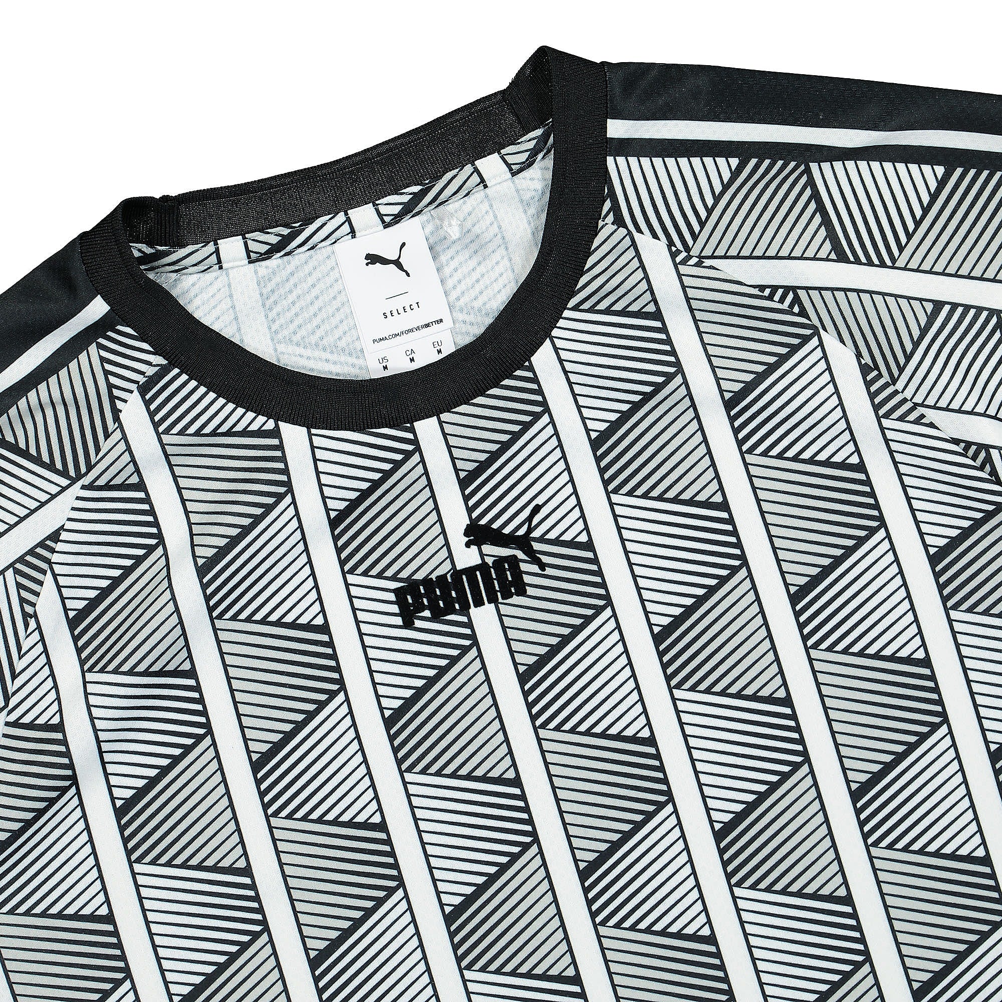 Puma The Never Worn Pattern Tee Gray Violet - AOP T-Shirts Close-up | Overkill