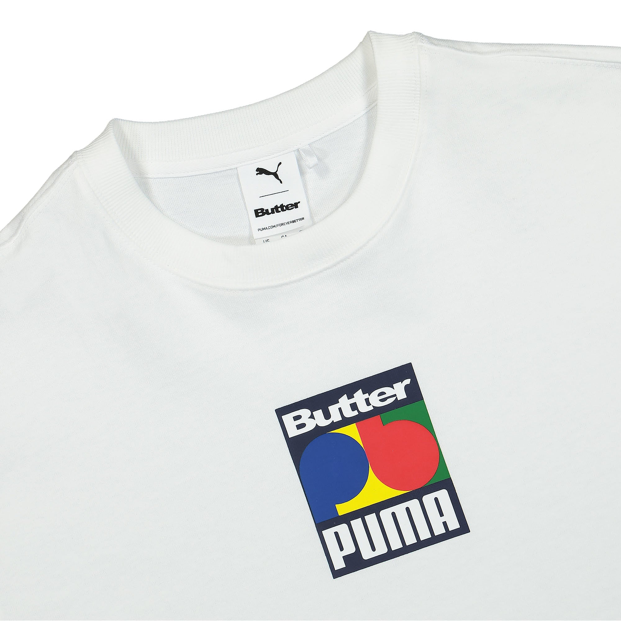 Puma Butter Goods x Puma Graphic Tee Puma White T-Shirts Close-up | Overkill