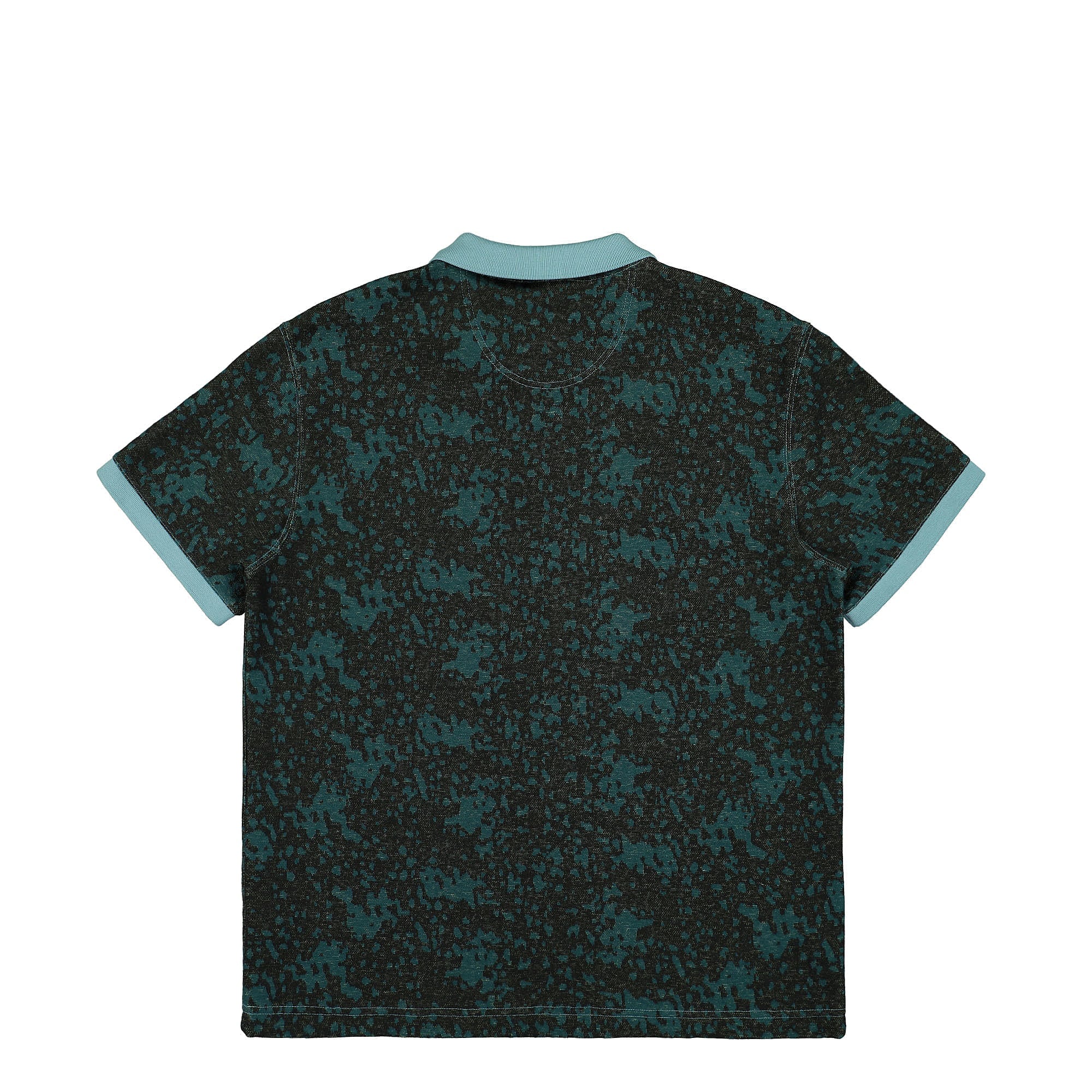 Puma Butter Goods x Puma Polo Mineral Blue - AOP Polo Shirts Material | Overkill