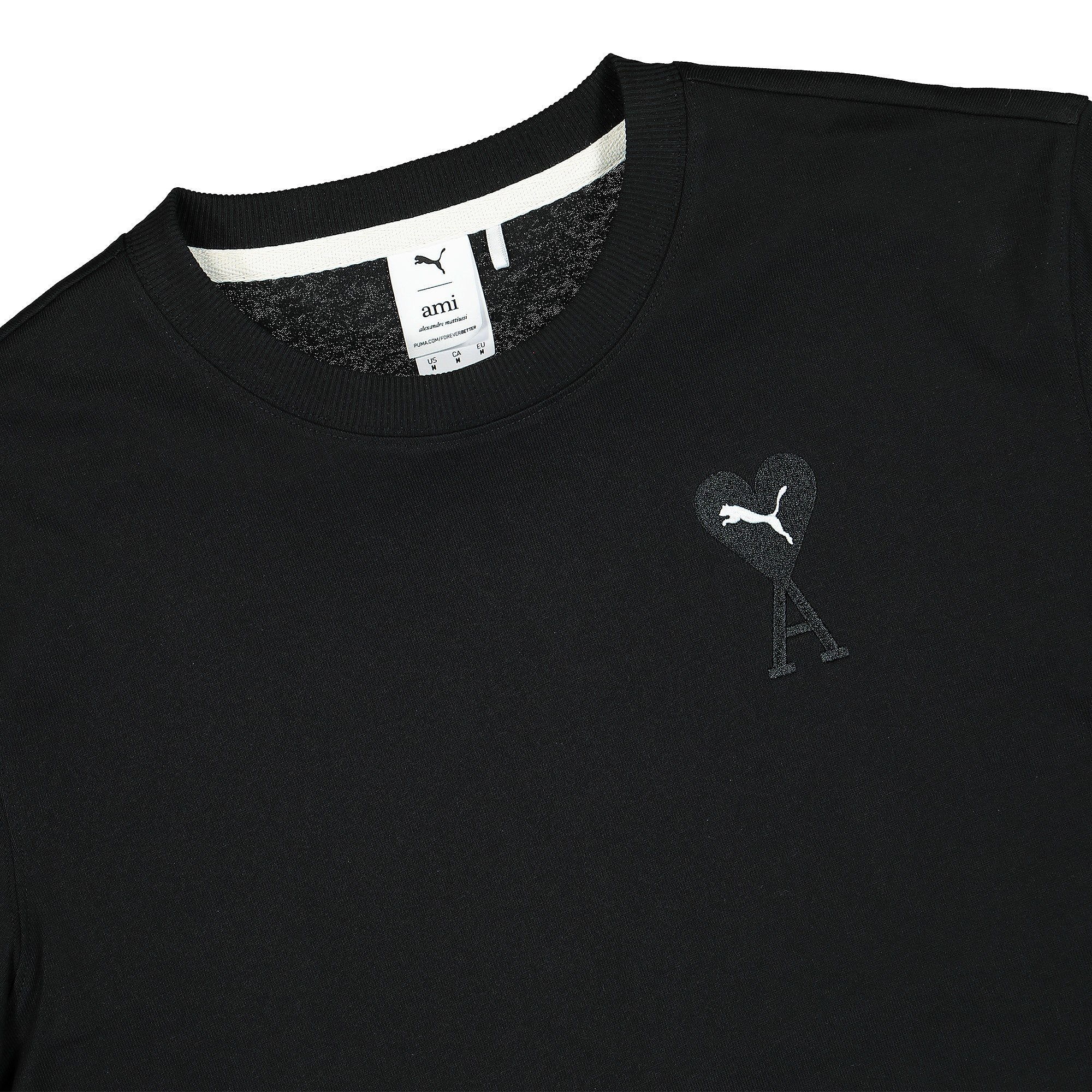 Puma AMI x Puma Graphic Tee Puma Black T-Shirts Close-up | Overkill
