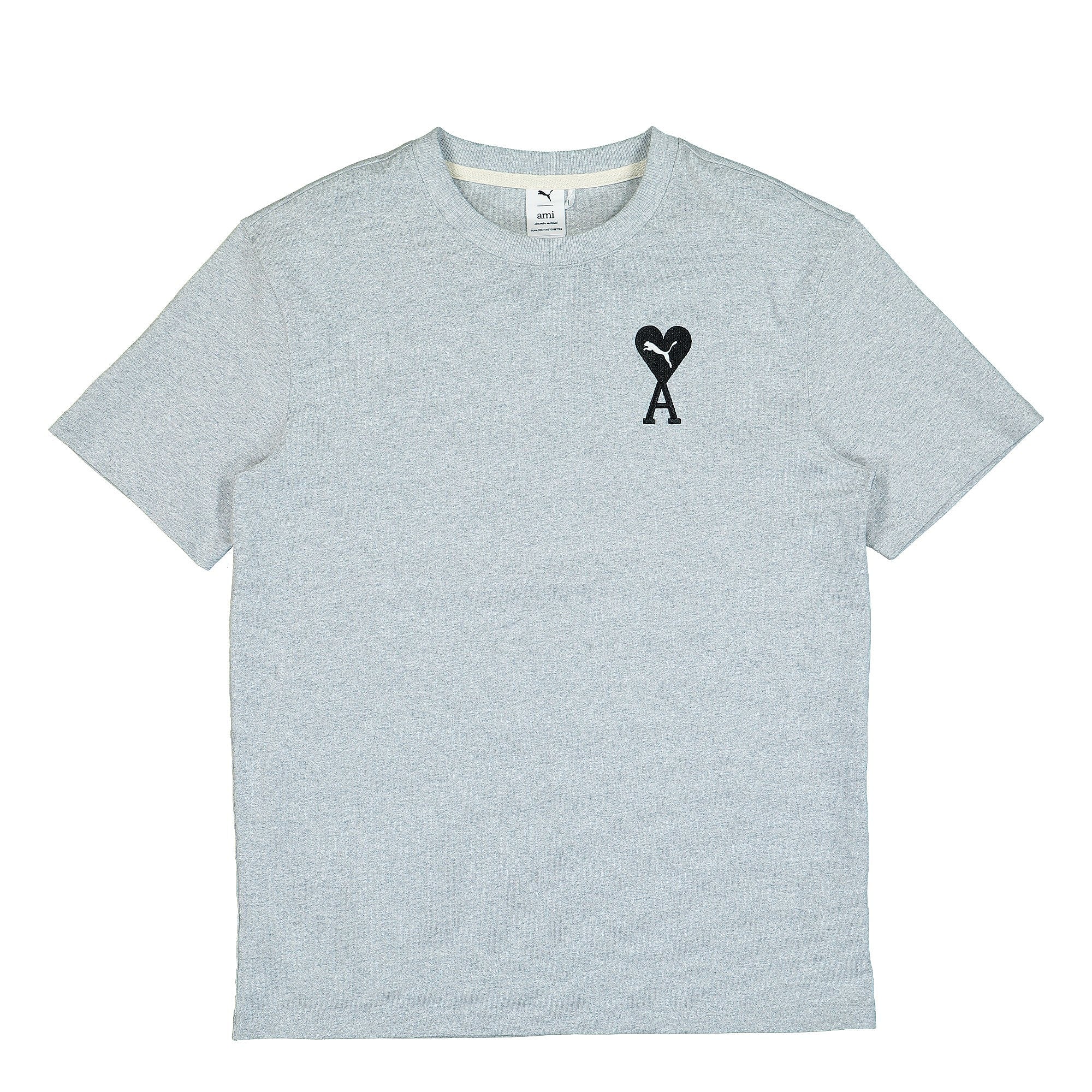 Puma AMI x Puma Graphic Tee Light Gray Heather T-Shirts 534070 04 | Overkill
