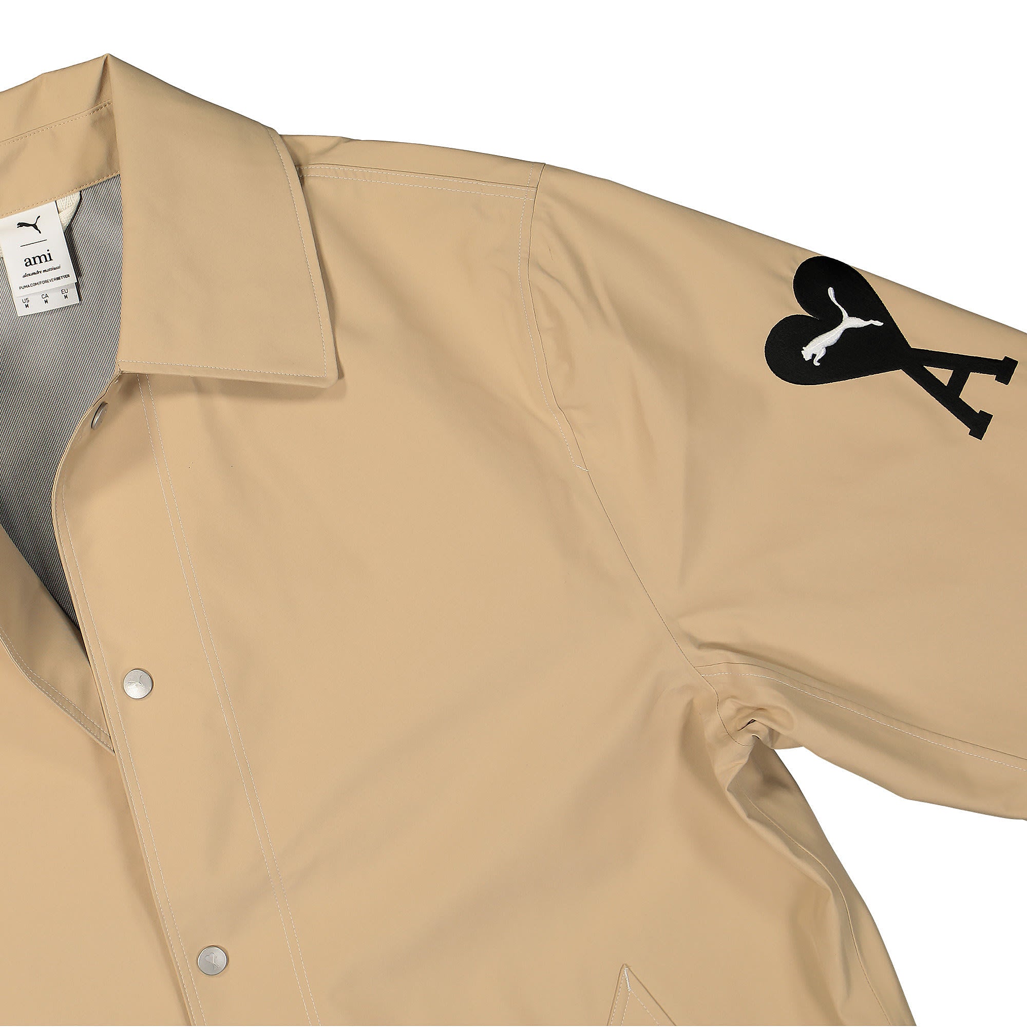 Puma AMI x Puma Wmns Lightweight Jacket Ginger Root Parkas Close-up | Overkill