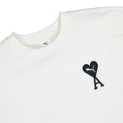 Puma AMI x Puma Wmns Graphic Tee Puma White T-Shirts Close-up | Overkill