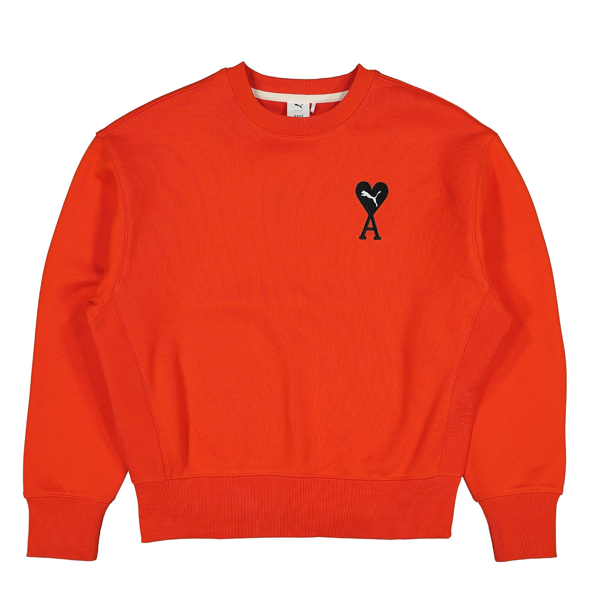 Puma AMI x Puma Crew Orange.com Sweatshirts 534111 95 | Overkill