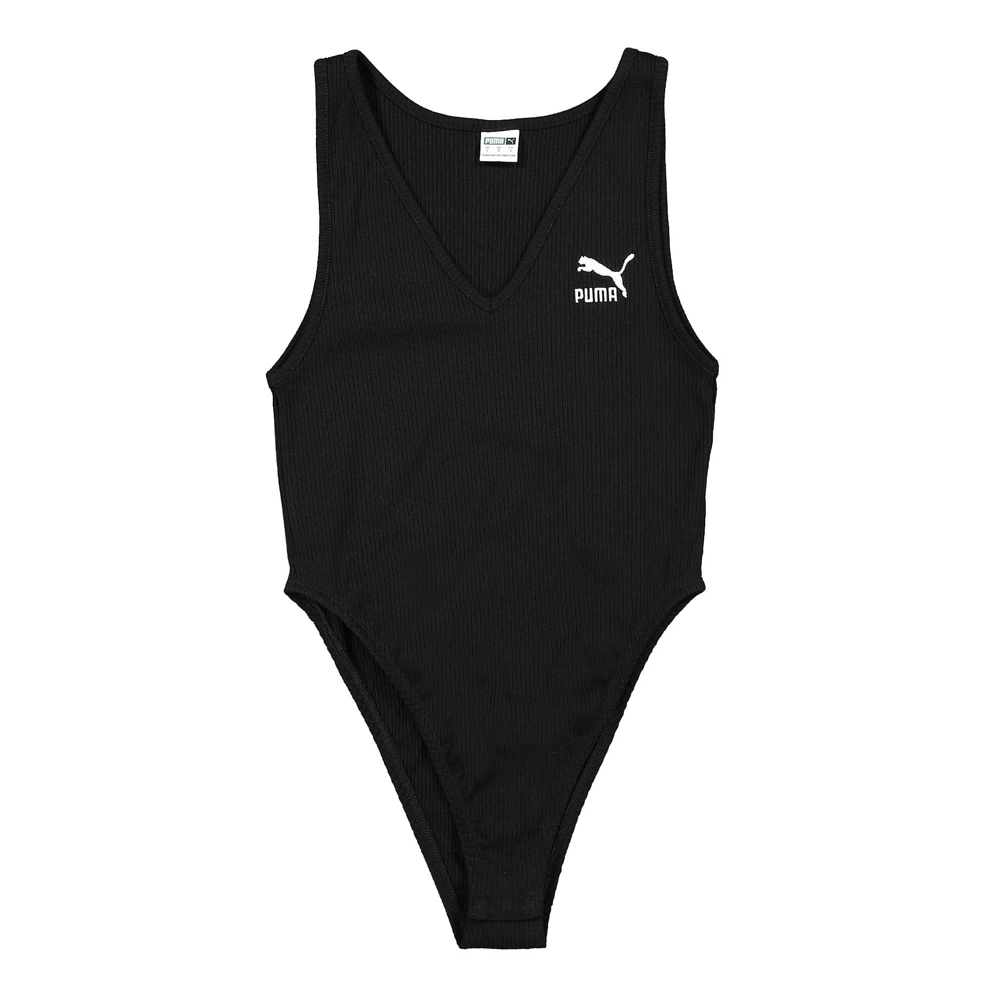 Puma Classics Ribbed Bodysuit Puma Black Tops 535688 01 | Overkill