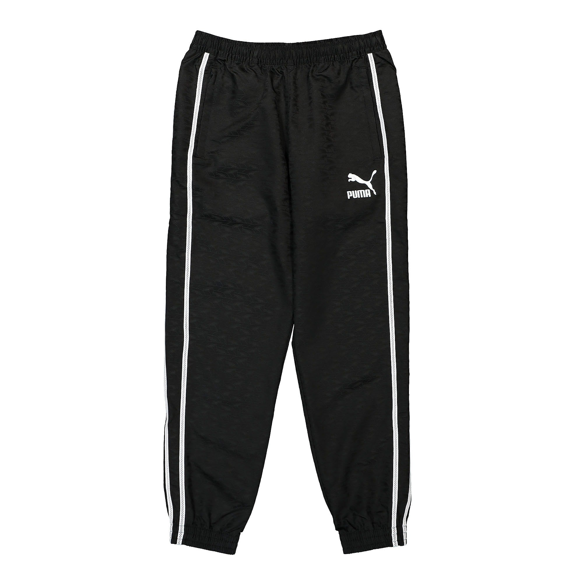 Puma Players Lounge T7 Woven Track Pants Puma Black AOP Sweat & Track Pants 535805 01 | Overkill