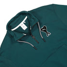 Puma AMI x Puma Half Zip Sweatshirt Varsity Green Sweatshirts Close-up | Overkill