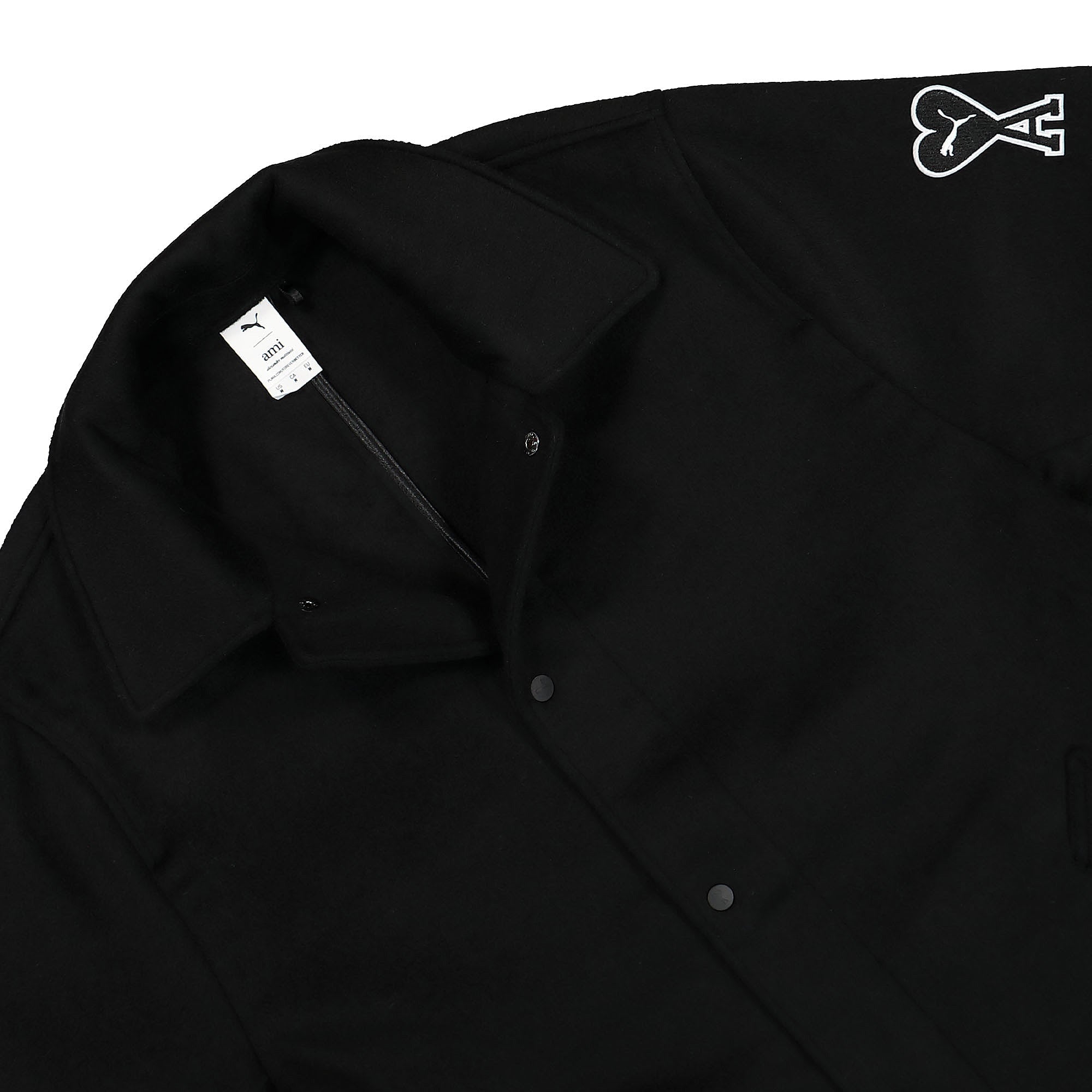 Puma AMI x Puma Coat Puma Black Coats Close-up | Overkill
