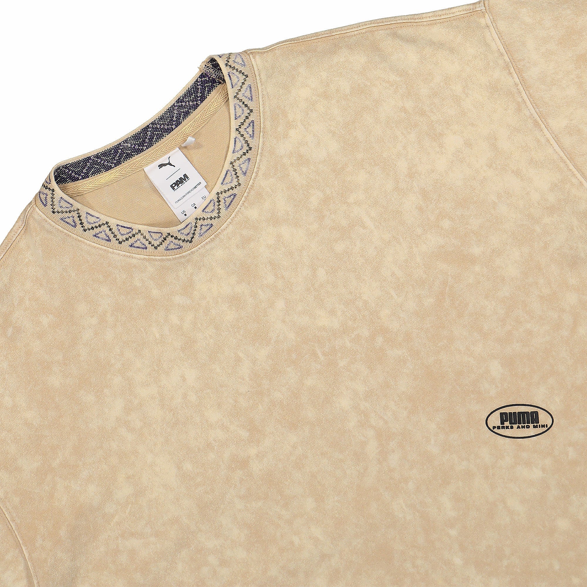 Puma PAM x Puma AOP Tee Light Sand AOP T-Shirts Close-up | Overkill