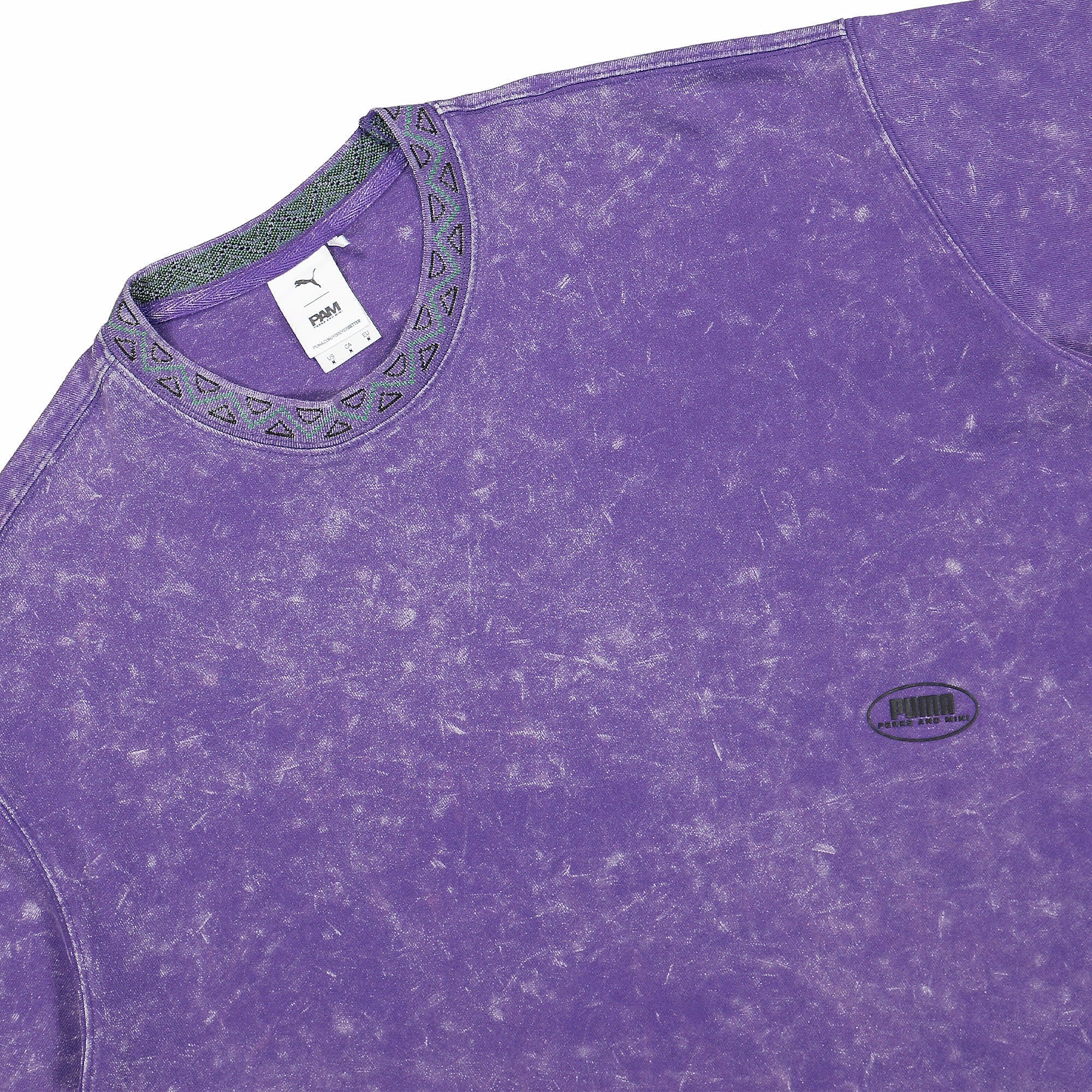 Puma PAM x Puma AOP Tee Prism Violet T-Shirts Close-up | Overkill