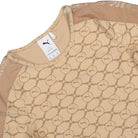 Puma Wmns Luxe Sport T7 Bodysuit Light Sand - Desert Tan AOP Longsleeves Close-up | Overkill
