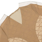 Puma Wmns Luxe Sport T7 Wrap Dress Light Sand - Desert Tan AOP Dresses Close-up | Overkill