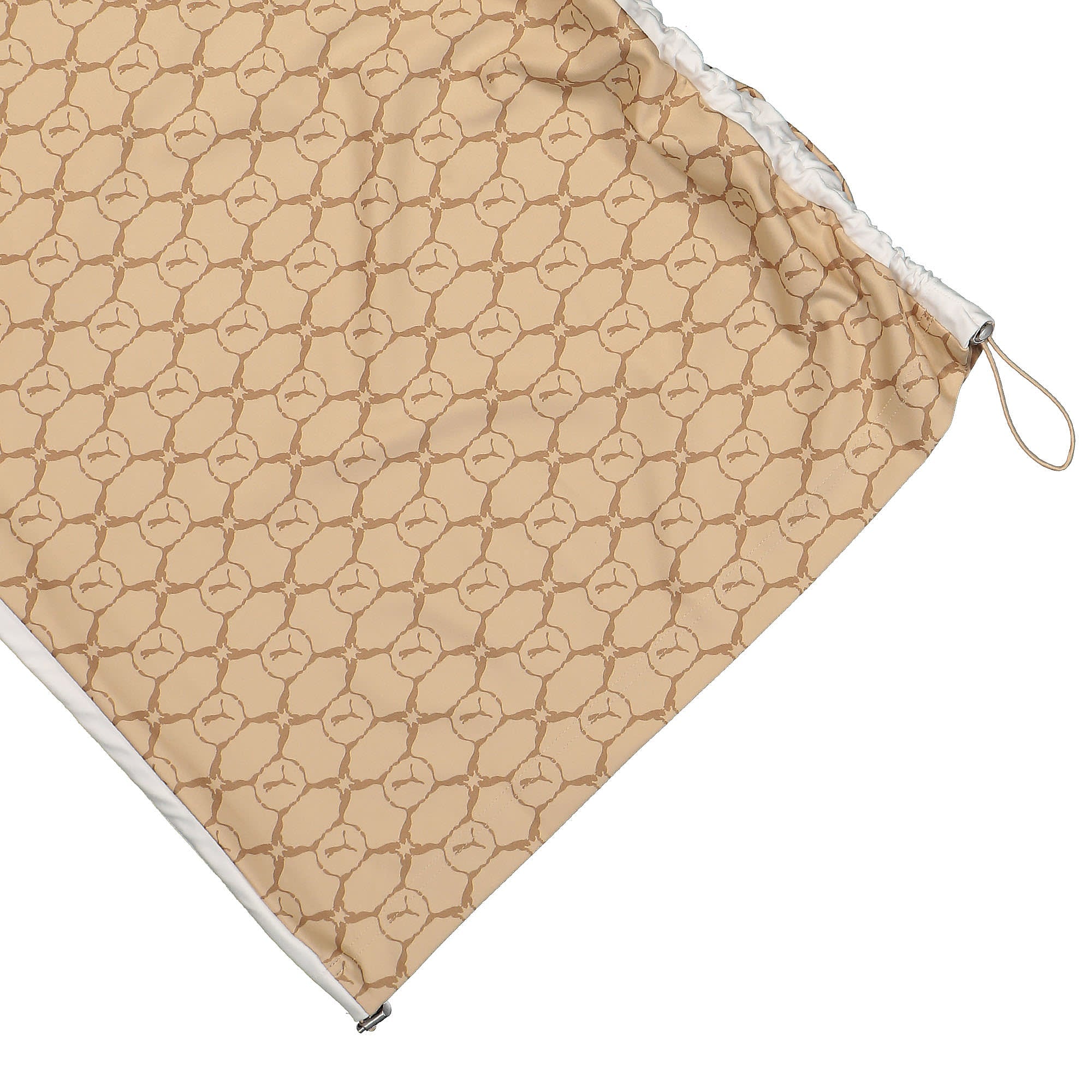 Puma Wmns Luxe Sport T7 Wrap Dress Light Sand - Desert Tan AOP Dresses Detailfoto | Overkill