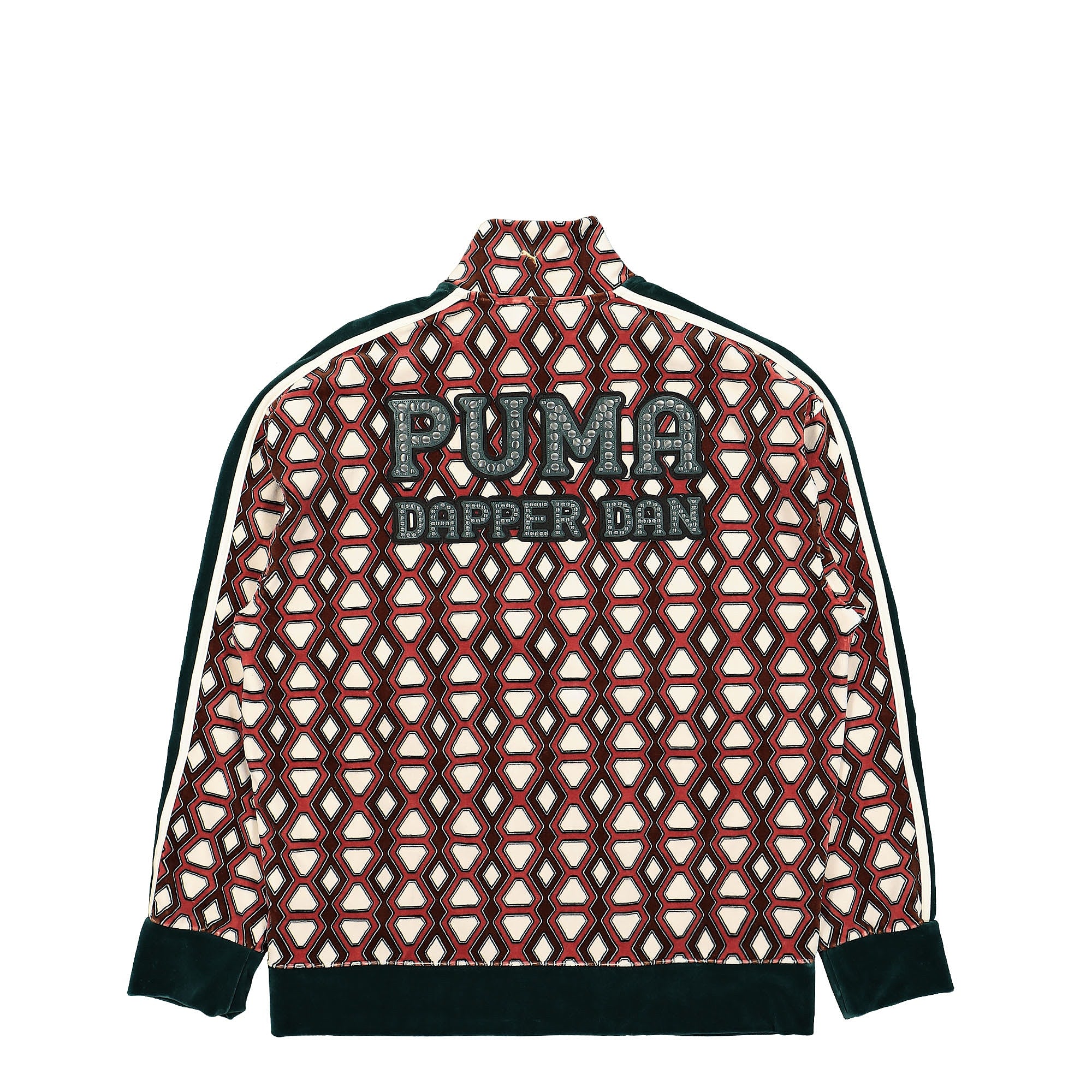 Puma Dapper Dan x Puma T7 Jacket Birch - AOP Track Jackets Close-up | Overkill