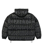 Puma Dapper Dan x Puma Reversible Bomber Jacket Puma Black Puffer Jackets Close-up | Overkill