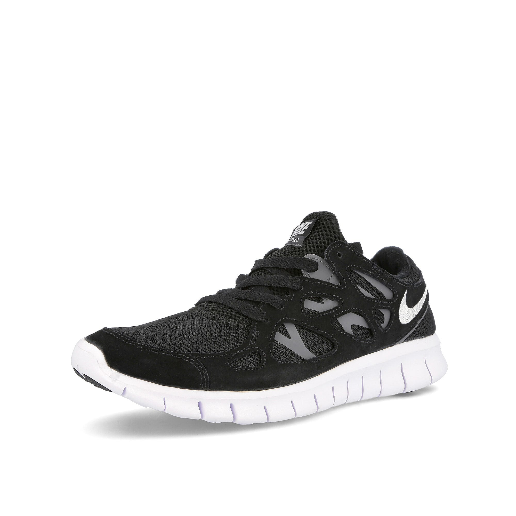 Nike free run 2 Black-White - Dark Grey Sneakers  Close Up | Overkill