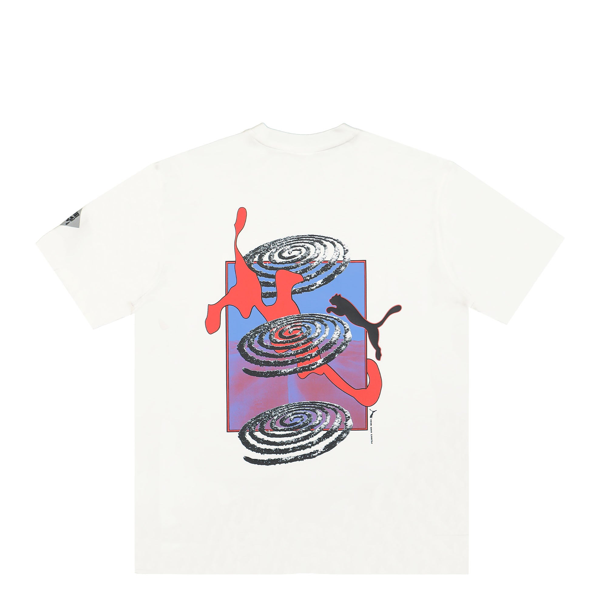 Puma PAM X Puma Graphic Tee White T-Shirts Close-up | Overkill
